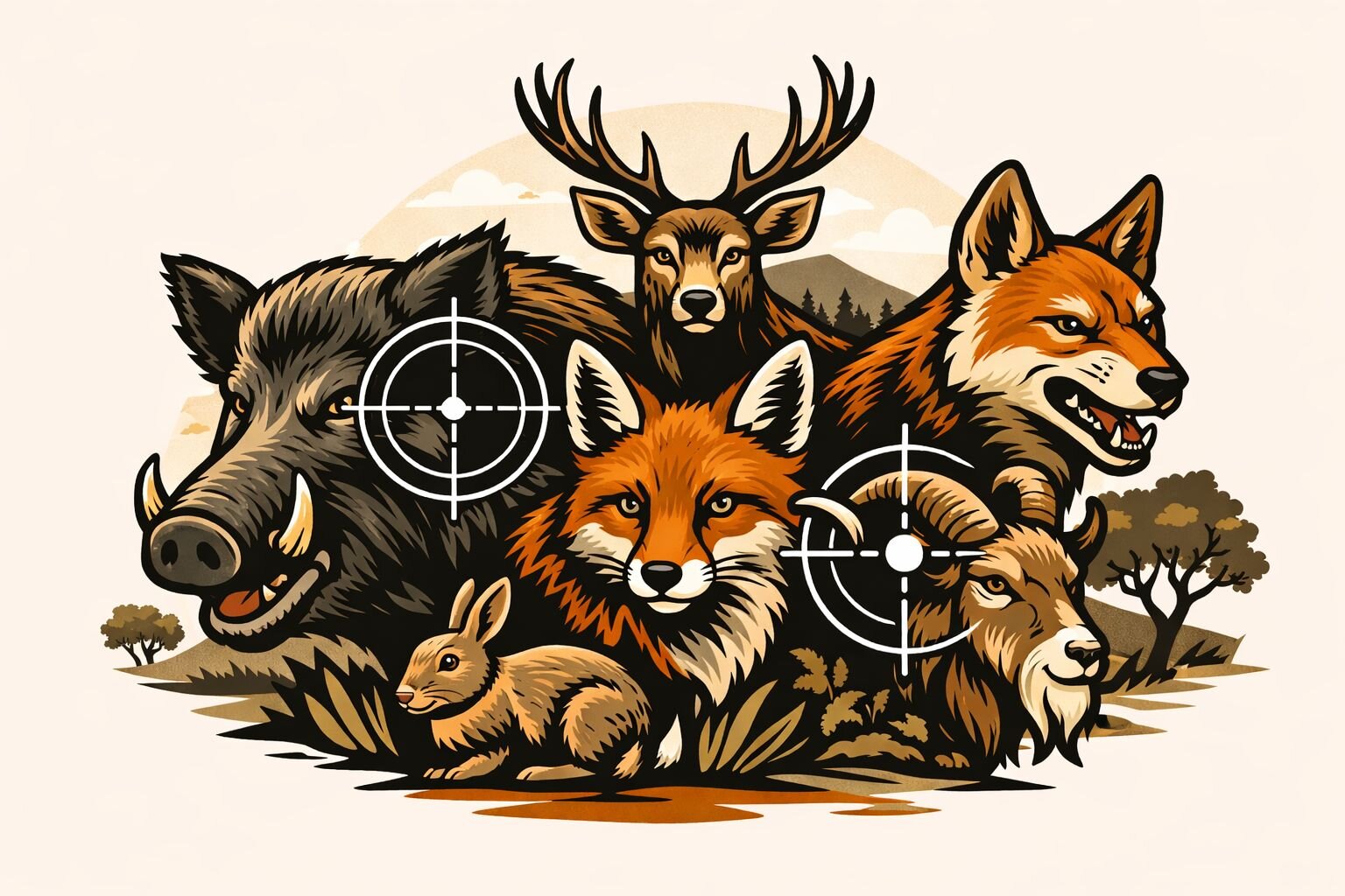 Elmer Thudd feral animal control illustration